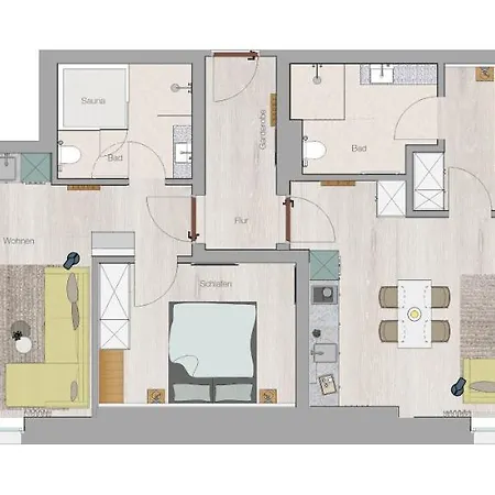 Toewerhus - Watt And Bill Apartamento Juist
